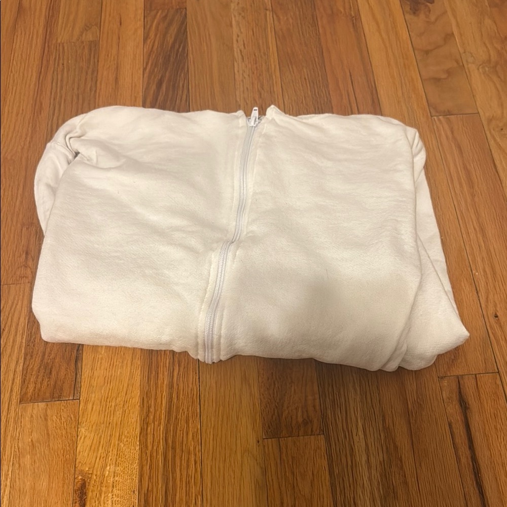 White Zip-Up Jacket